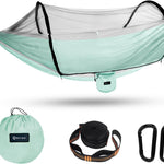 ULTRA-LIGHT POP-UP HAMMOCK WITH MOSQUITO NET – SOLO, 660 LB MAX LOAD