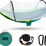 ULTRA-LIGHT POP-UP HAMMOCK WITH MOSQUITO NET – SOLO, 660 LB MAX LOAD
