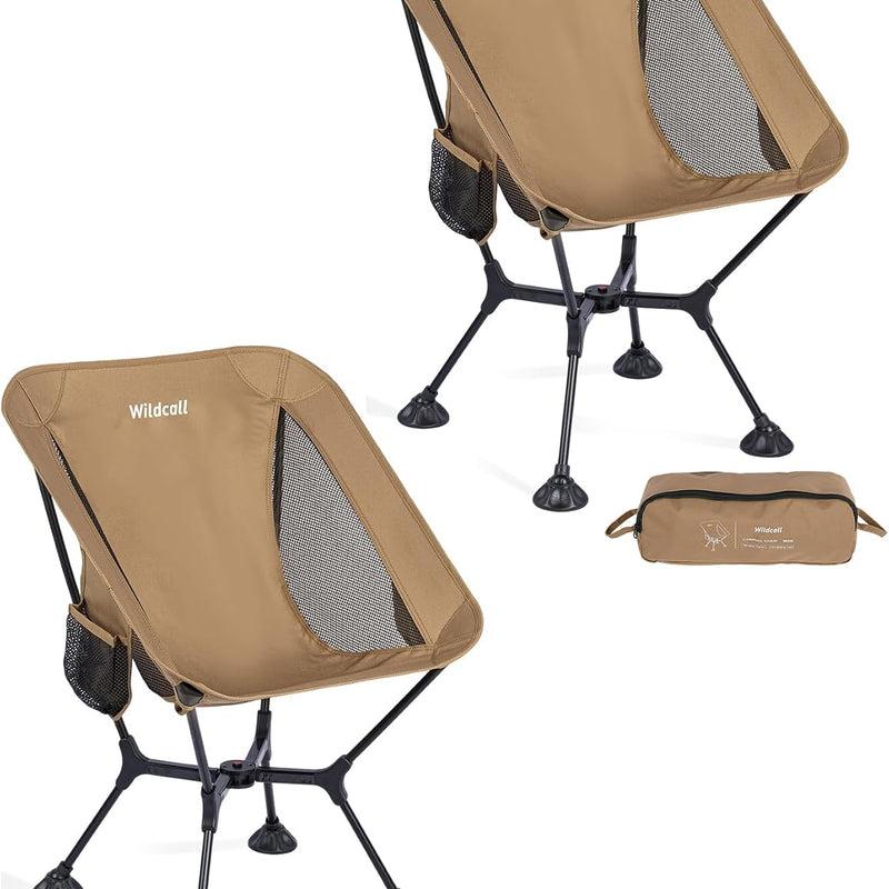 Ultralight Folding Camping Chair – High-Back Portable Outdoor Seat with Carry Bag
