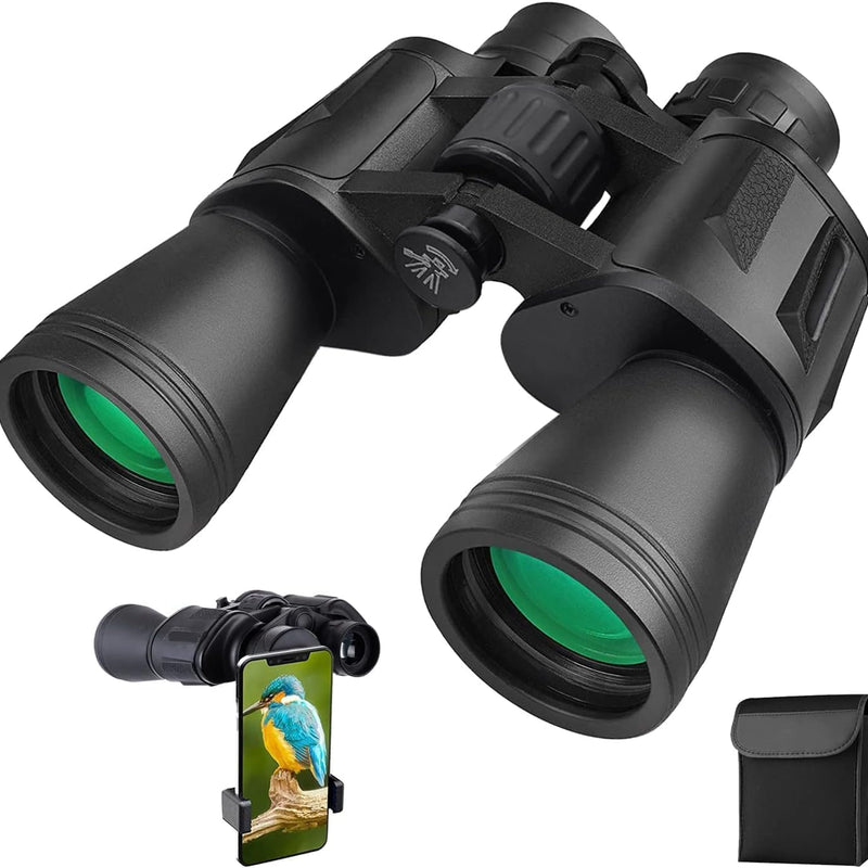 High-Powered Binoculars with Night Vision for Hunting, Bird Watching, and Travel