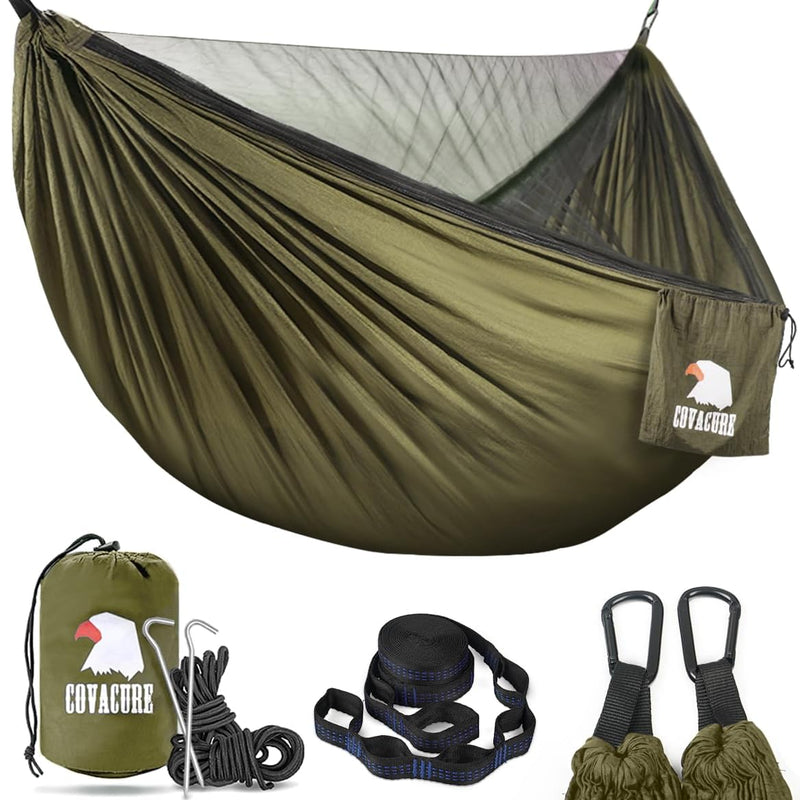 ULTRA-LIGHT POP-UP HAMMOCK WITH MOSQUITO NET – SOLO, 660 LB MAX LOAD