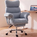High-Back Office Chairs – Flip-Up Arm & Reclining Footrest Styles