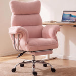 High-Back Office Chairs – Flip-Up Arm & Reclining Footrest Styles