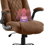 High-Back Office Chairs – Flip-Up Arm & Reclining Footrest Styles