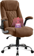 High-Back Office Chairs – Flip-Up Arm & Reclining Footrest Styles