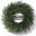 Artificial Christmas Wreath for Front Door, Christmas Wreaths, Greenery Winter Wreaths Holiday Decor - Media 1