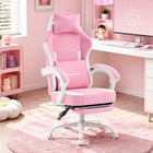 Pink Gaming Chairs – High-Back Reclining Styles with Footrest & Lumbar Support