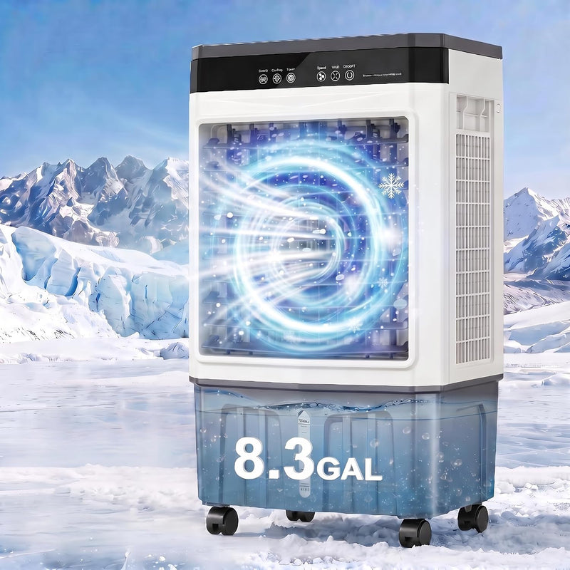 3-in-1 Evaporative Air Cooler Tower Fan with Remote Control