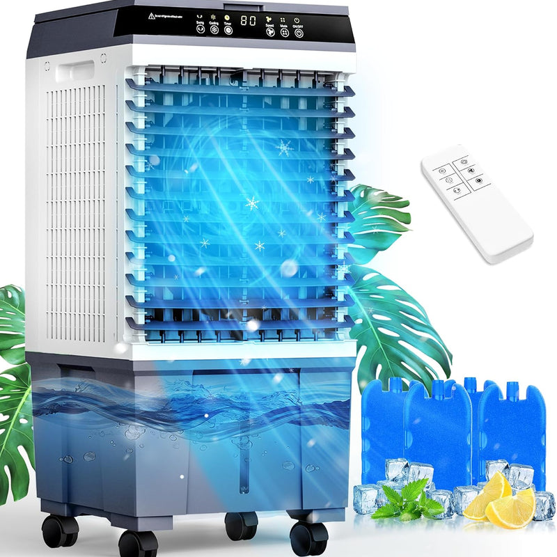 3-in-1 Evaporative Air Cooler Tower Fan with Remote Control