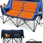 Heated Camping Chair – Single Chair & Double Loveseat Options