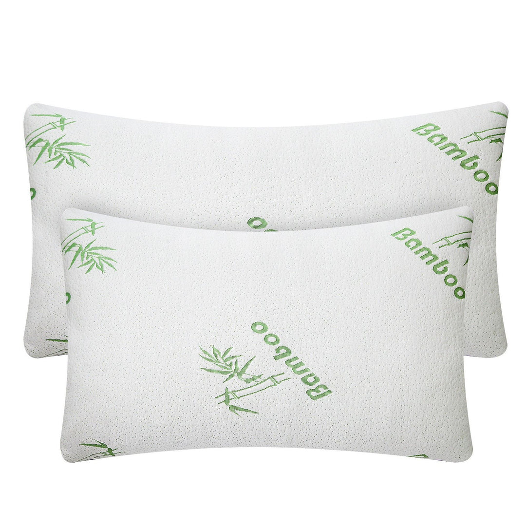 Bamboo Memory Foam Pillow Hypoallergenic Bed