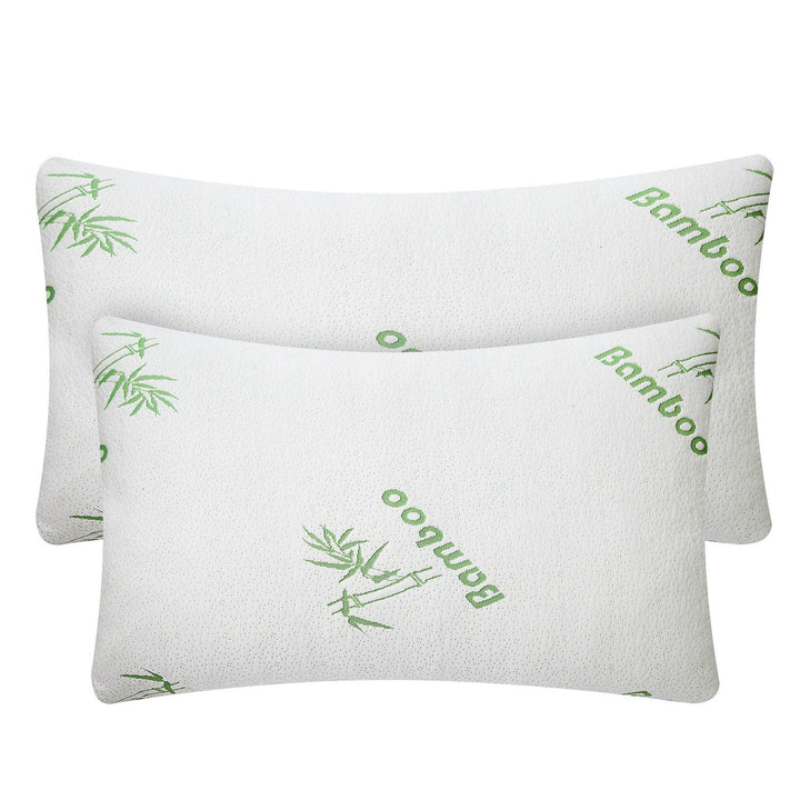 Bamboo Memory Foam Pillow Hypoallergenic Bed