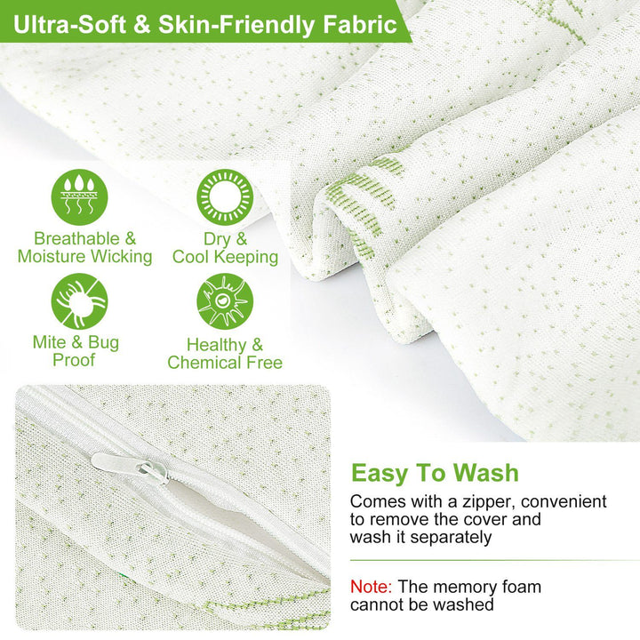 Bamboo Memory Foam Sleep Pillow