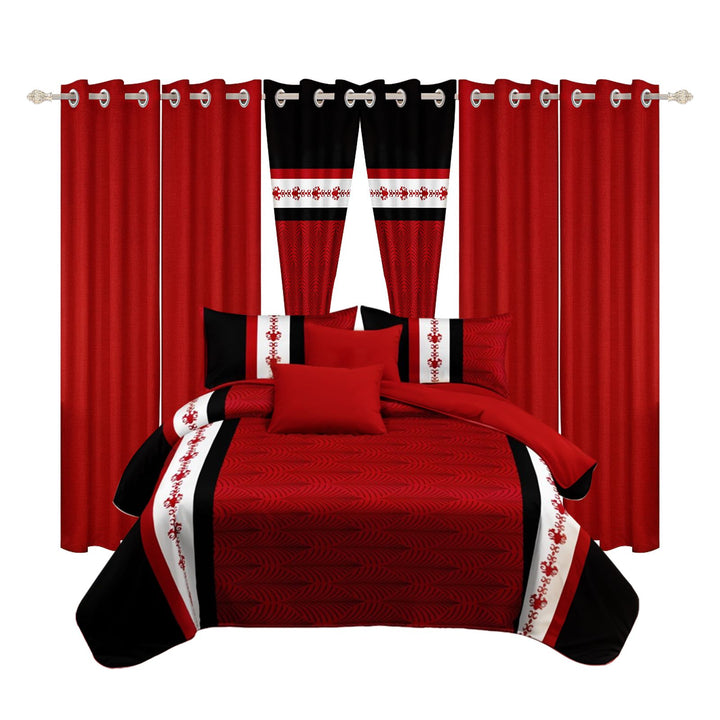 Bedding & Curtain Set