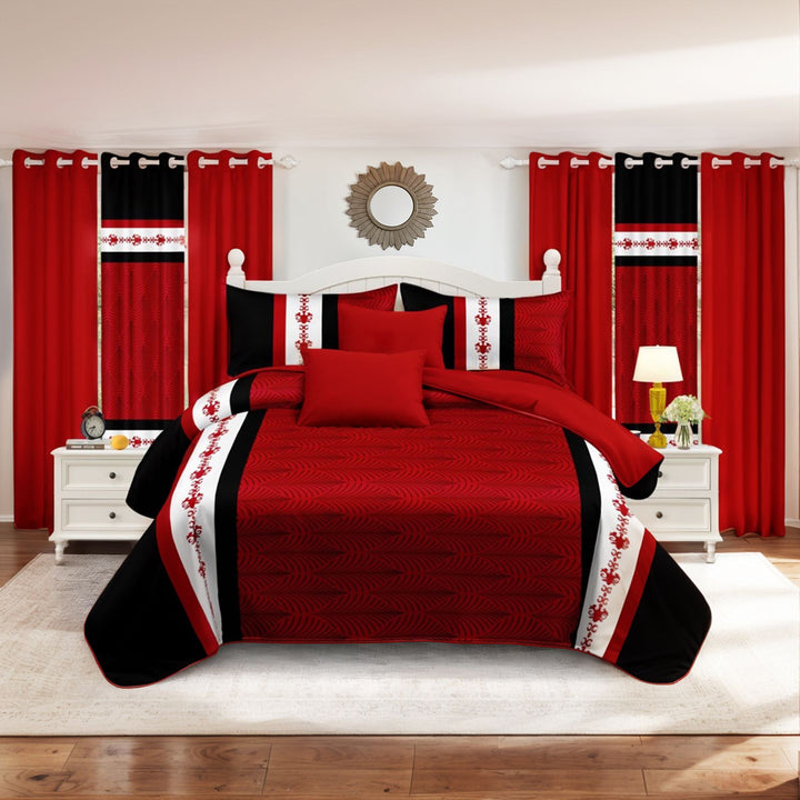 Bedding & Curtain Set
