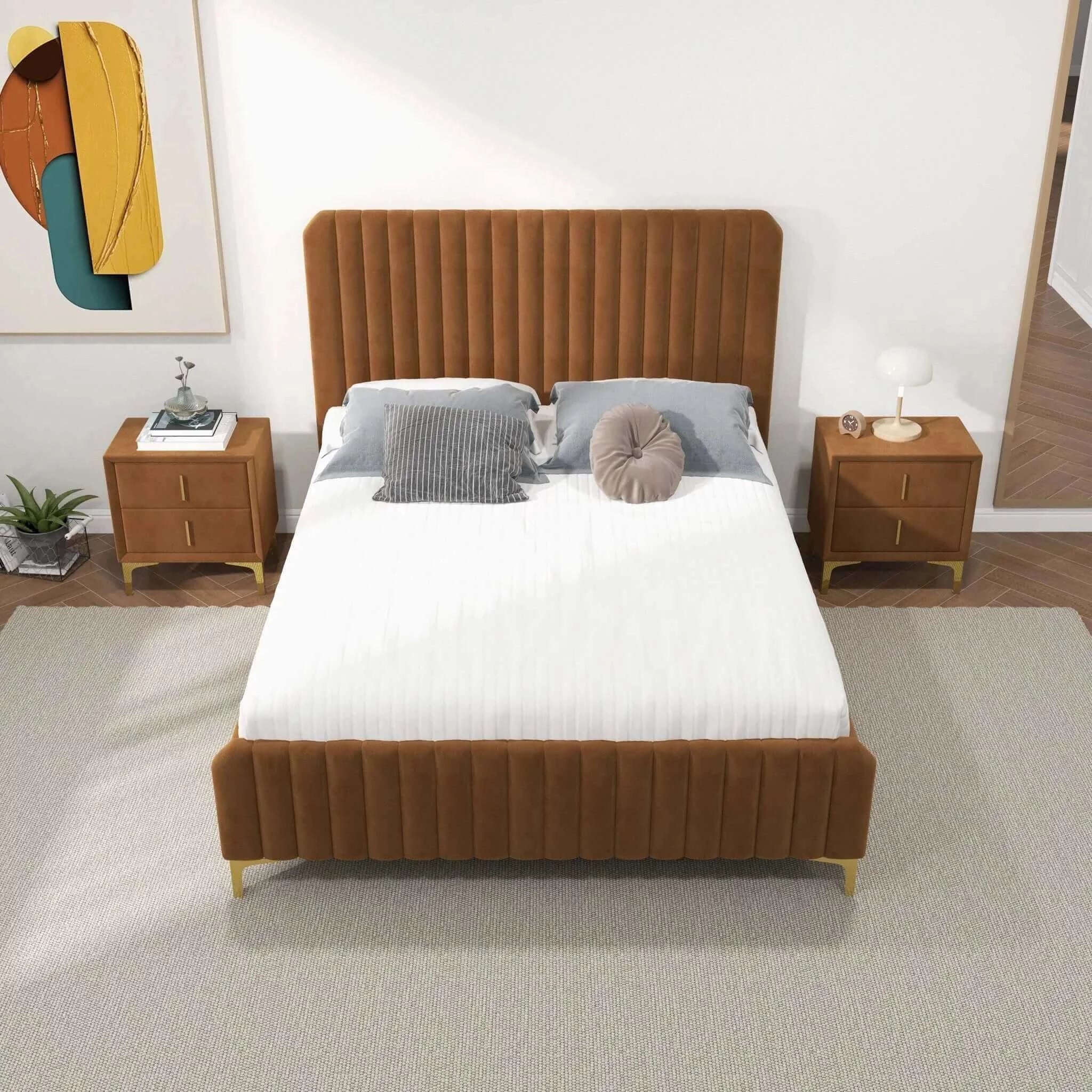 Bethany Upholstered Platform Bed Queen