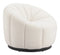 Bhutan Accent Chair Cream – Luxurious Shearling Style Upholstery | Accent Chair | Trufairs