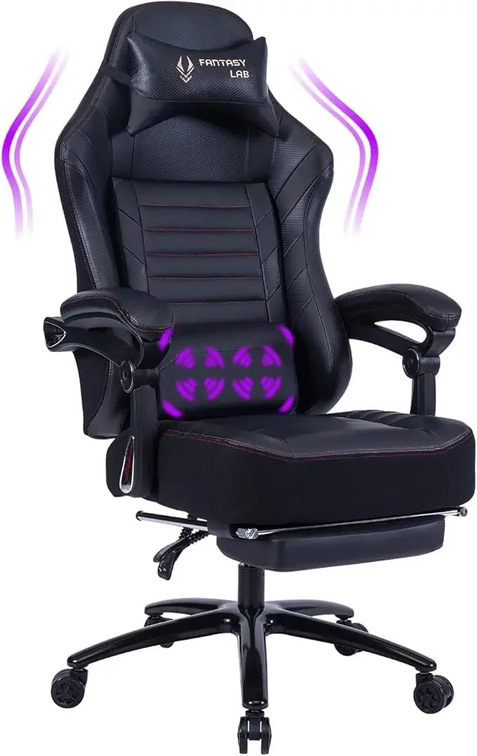 Big and Tall Gaming Chair With Footrest