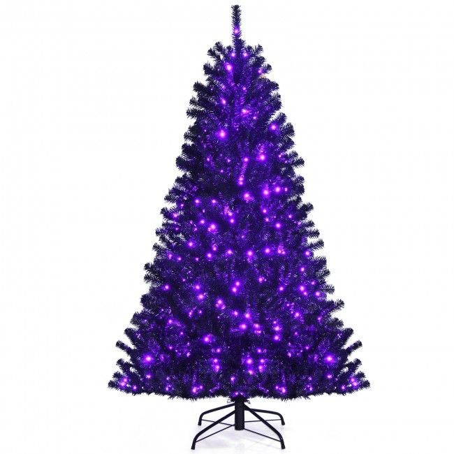 Black Artificial Christmas Halloween Tree
