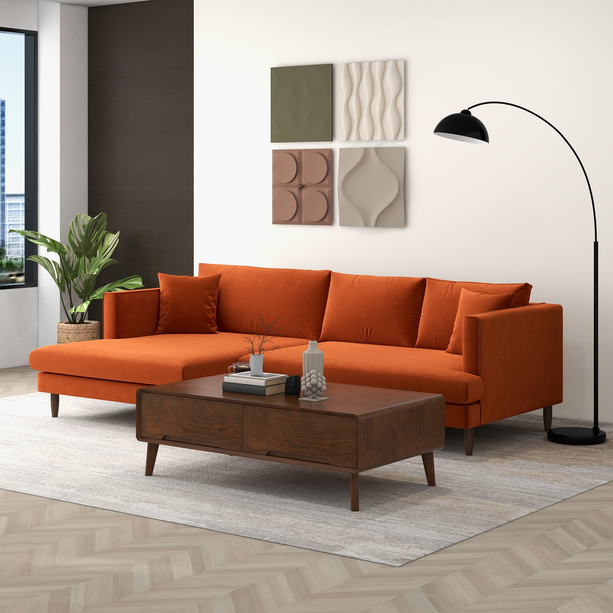 Blake L-Shaped Sectional Sofa Right Facing