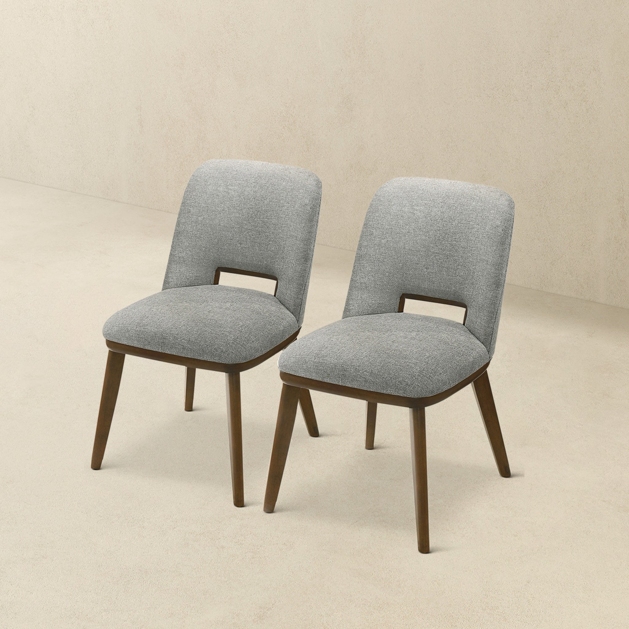 Blake Light Grey Fabric Dining Chair