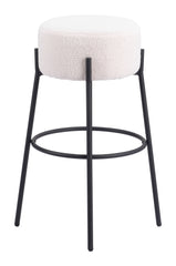 Blanche Barstool Ivory