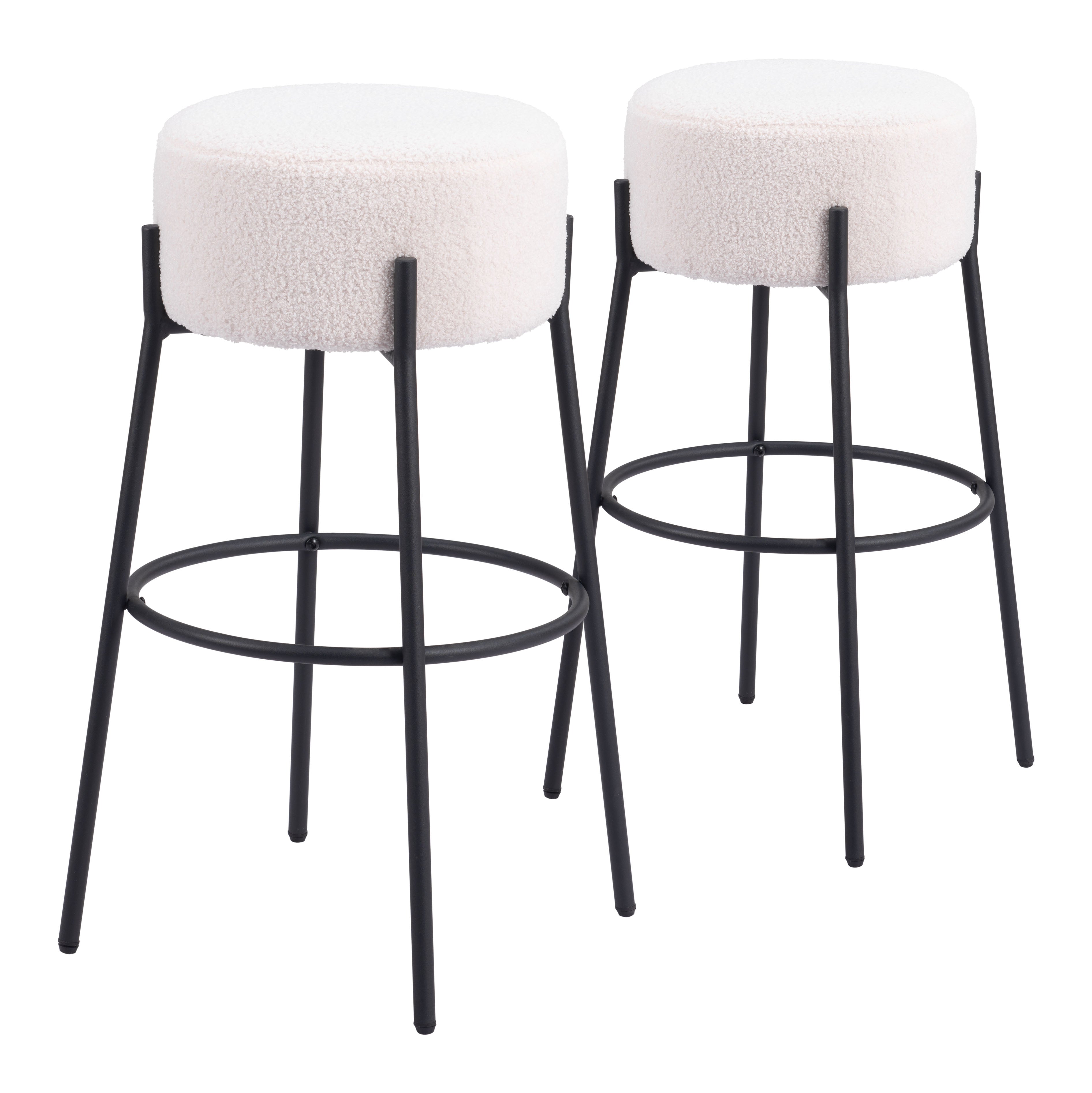 Blanche Barstool Ivory