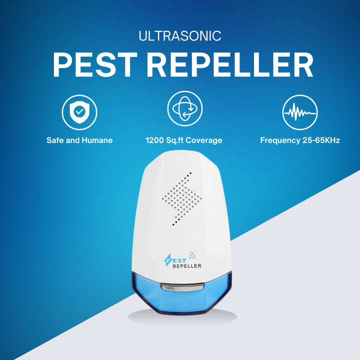 Ultrasonic Pest Repeller - 2 Pack – Powerful Indoor Protection, Night Light & Safe Pest Control | Roach, Mosquito & Mouse Repellent | Trufairs