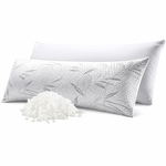Memory Foam Body Pillow with Removable Cover –  54 x 20 in