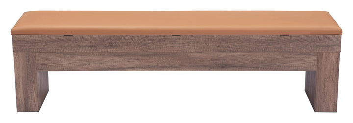Bonker Storage Bench Brown