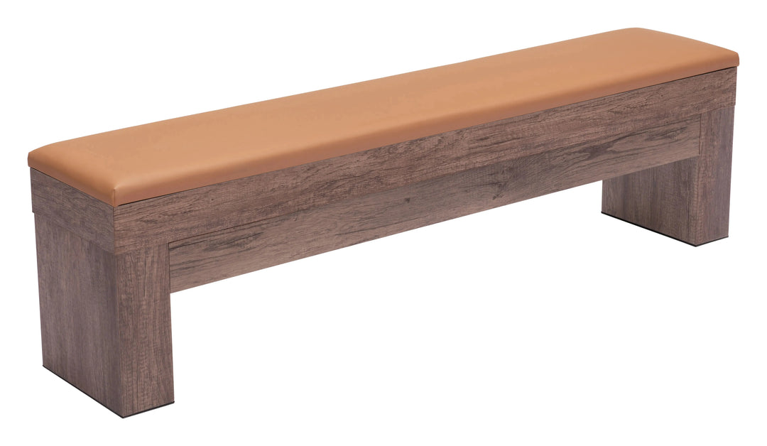 Bonker Storage Bench Brown