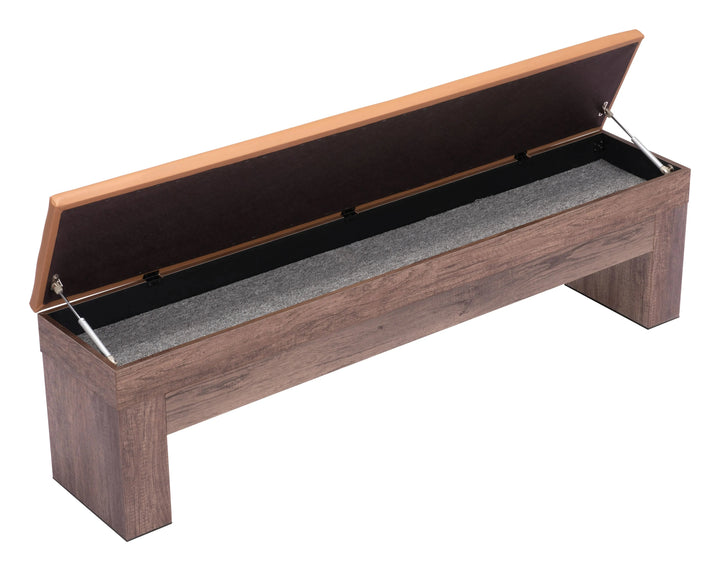 Bonker Storage Bench Brown