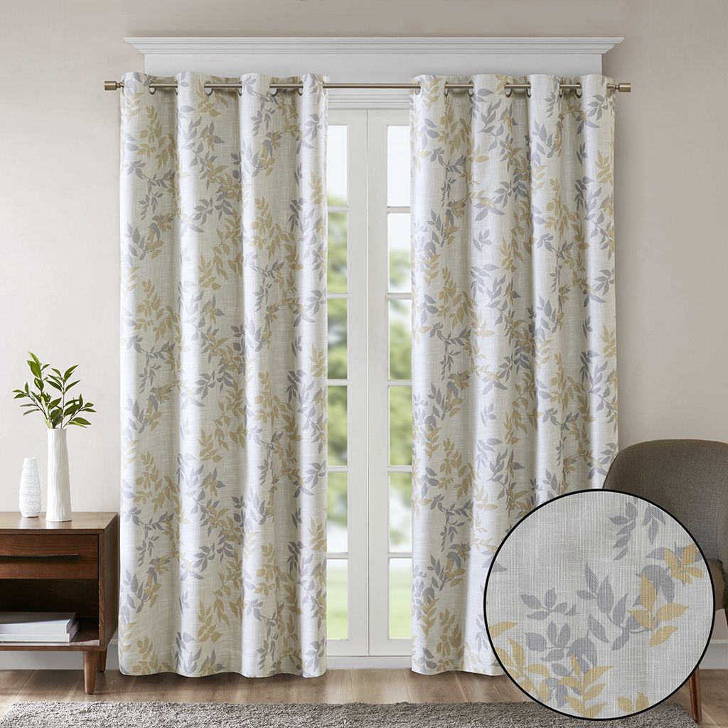 Botanical Blackout Grommet Panel