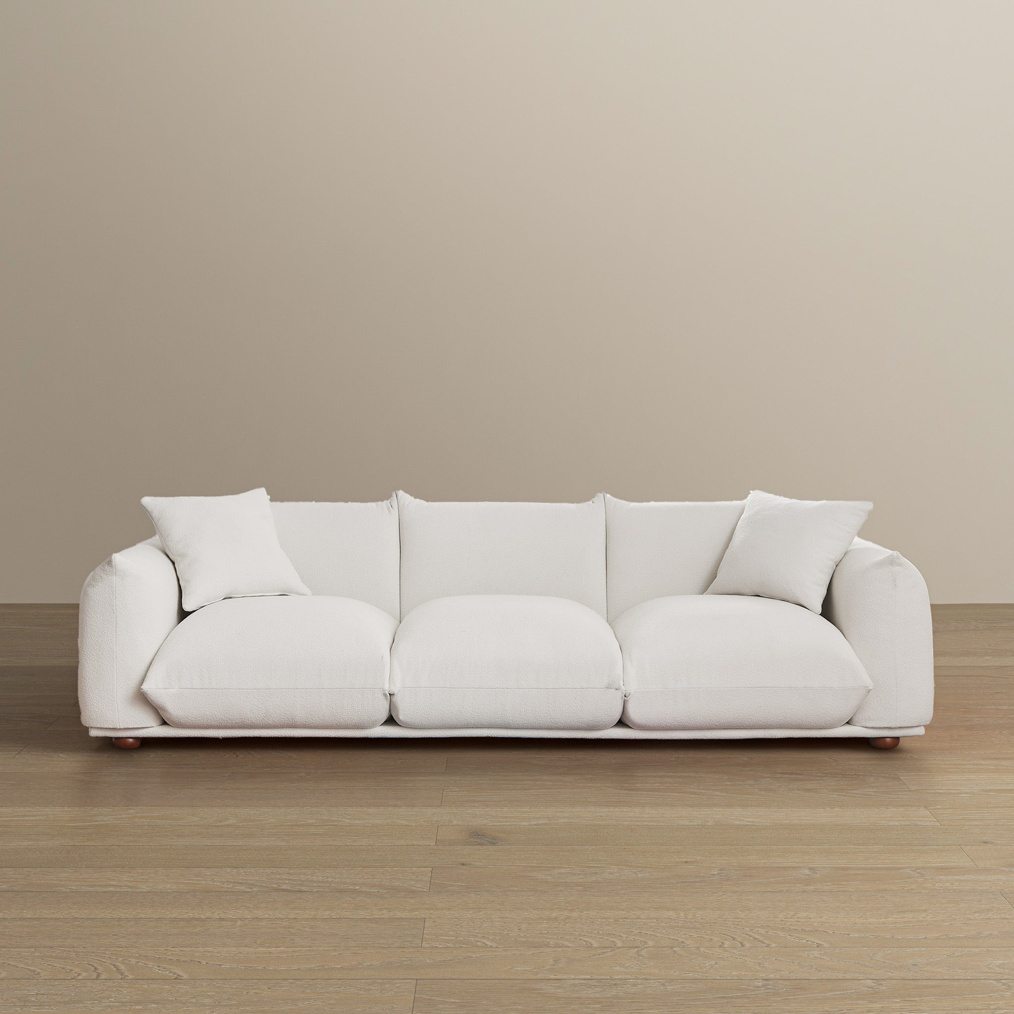 Boucle Upholstered Sofa