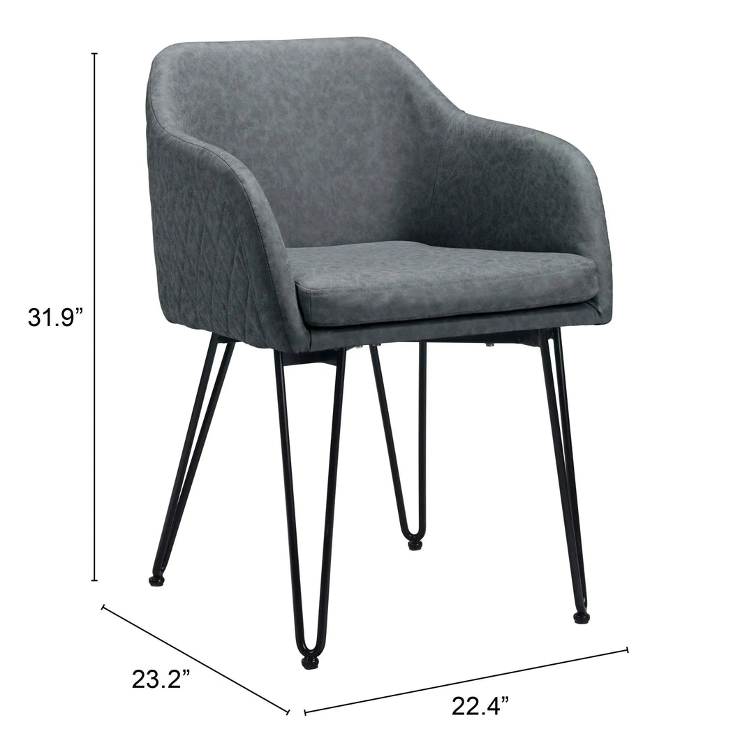 Braxton Dining Chair Vintage Grayc