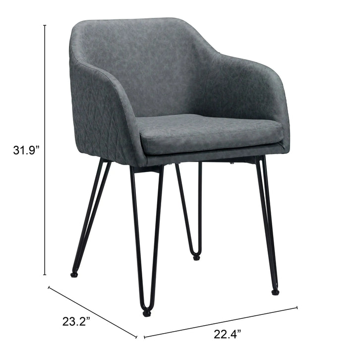 Braxton Dining Chair Vintage Grayc