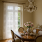 Semi-Sheer Short Kitchen Cafe Tier Curtain Pendant Doorway Curtain Bedroom Decor,59x35 inch