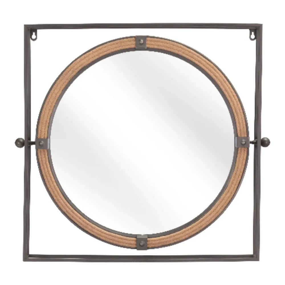 Capell Mirror Antique Gray