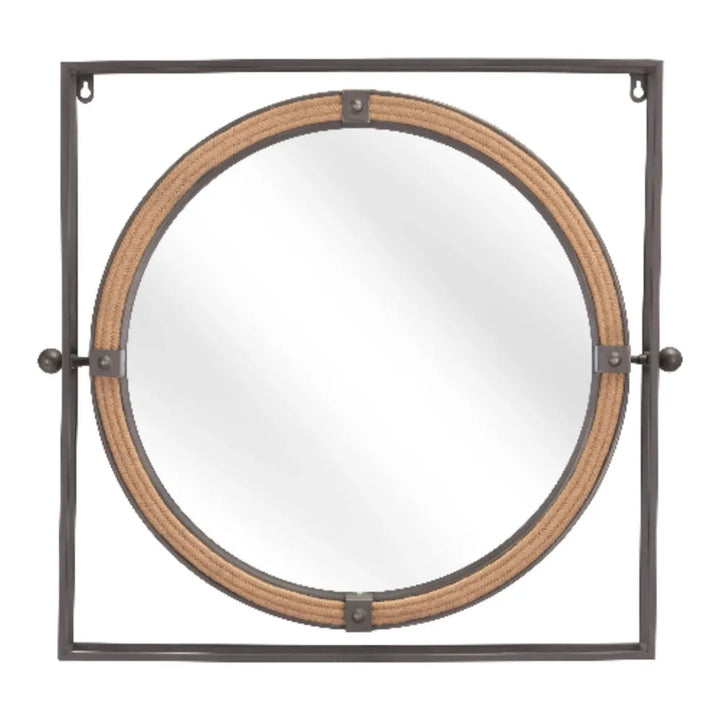 Capell Mirror Antique Gray