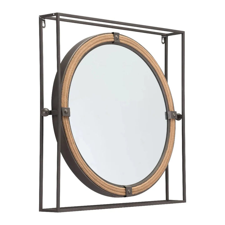 Capell Mirror Antique Gray