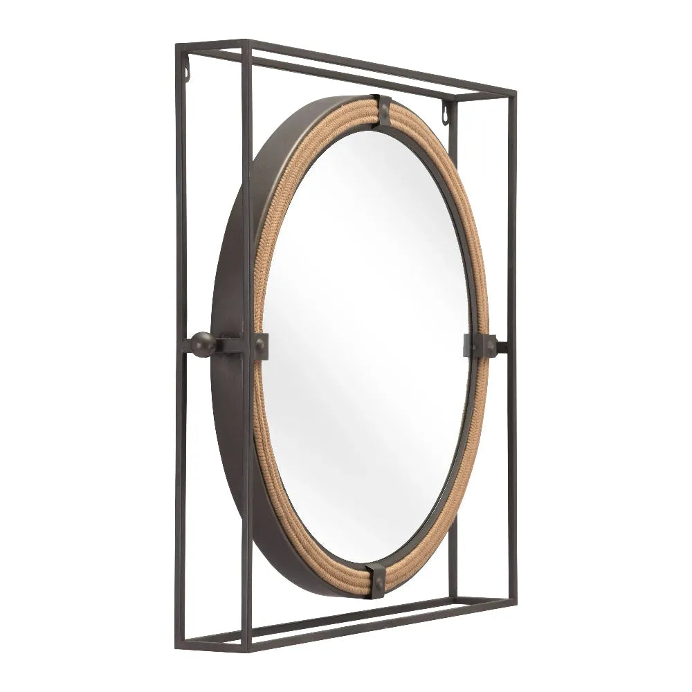 Capell Mirror Antique Gray