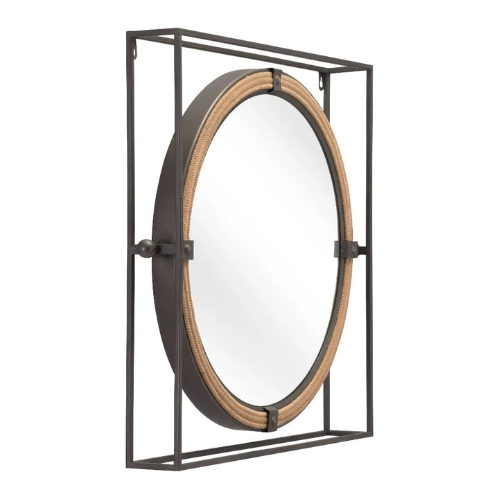 Capell Mirror Antique Gray