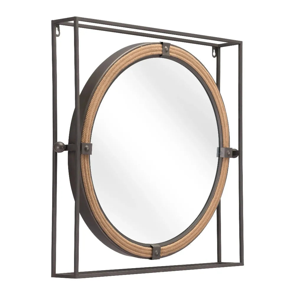 Capell Mirror Antique Gray