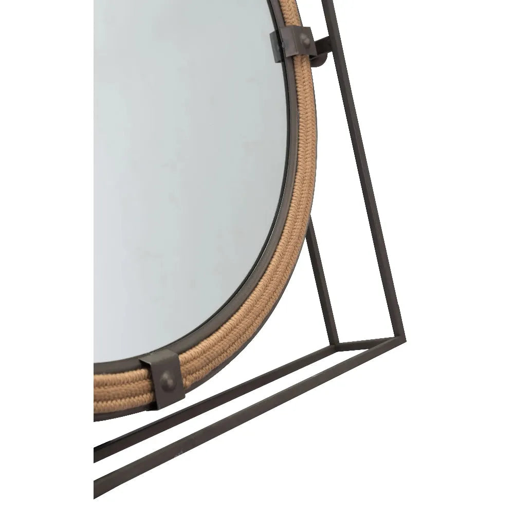 Capell Mirror Antique Gray