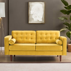 Casey Velvet Loveseat