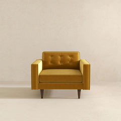 Casey Gold Velvet Lounge Chair