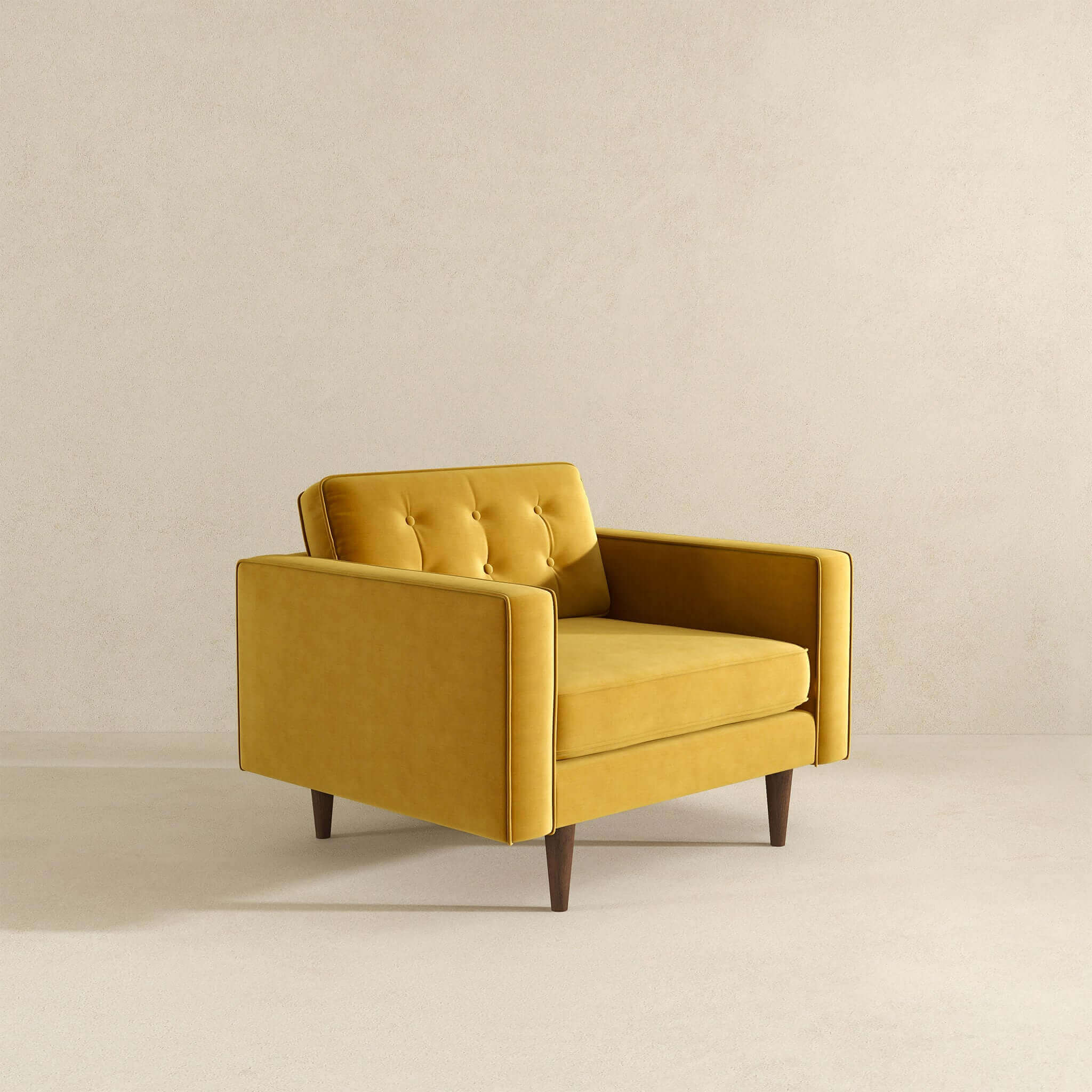 Casey Gold Velvet Lounge Chair