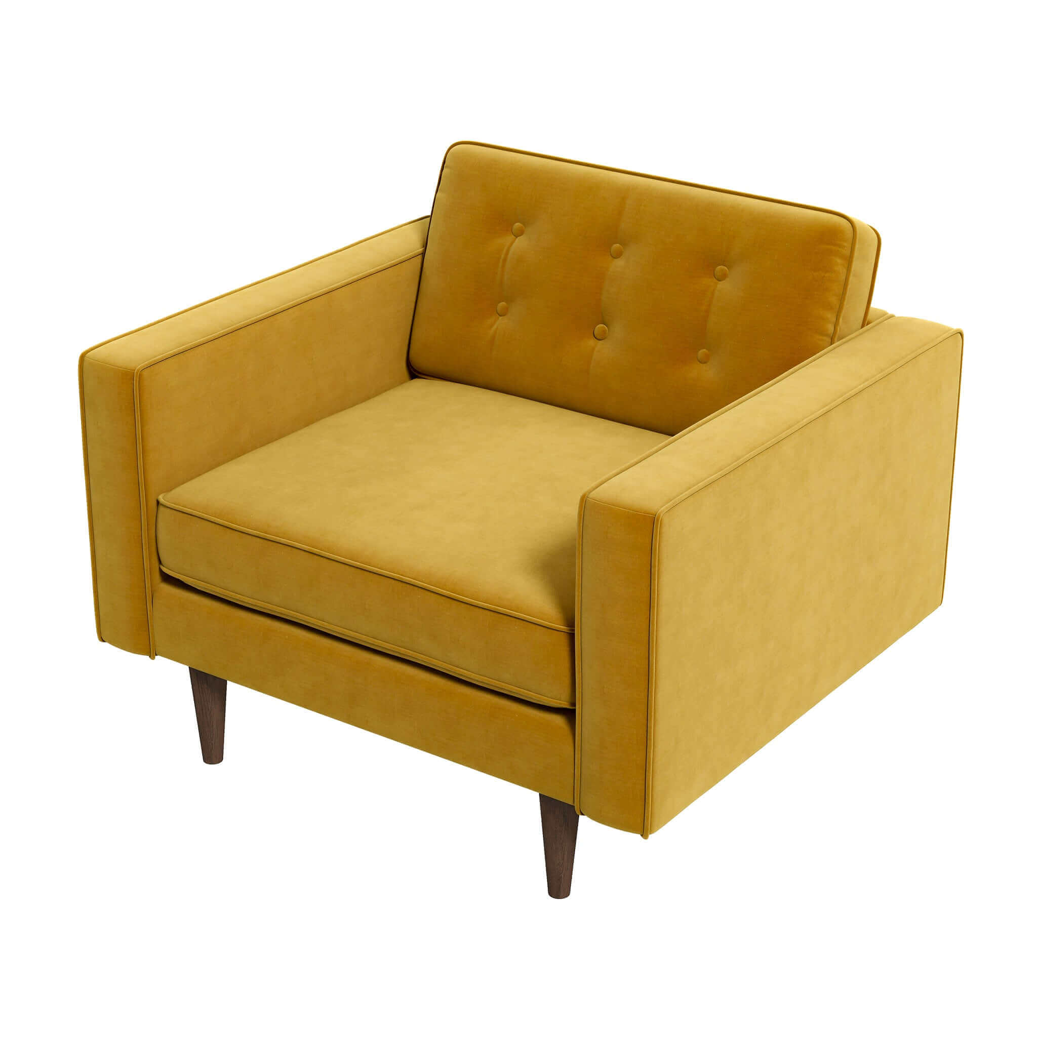 Casey Gold Velvet Lounge Chair