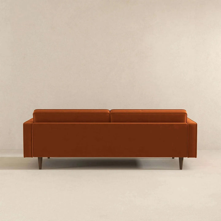 Casey Mid Century Modern Burnt Sofa