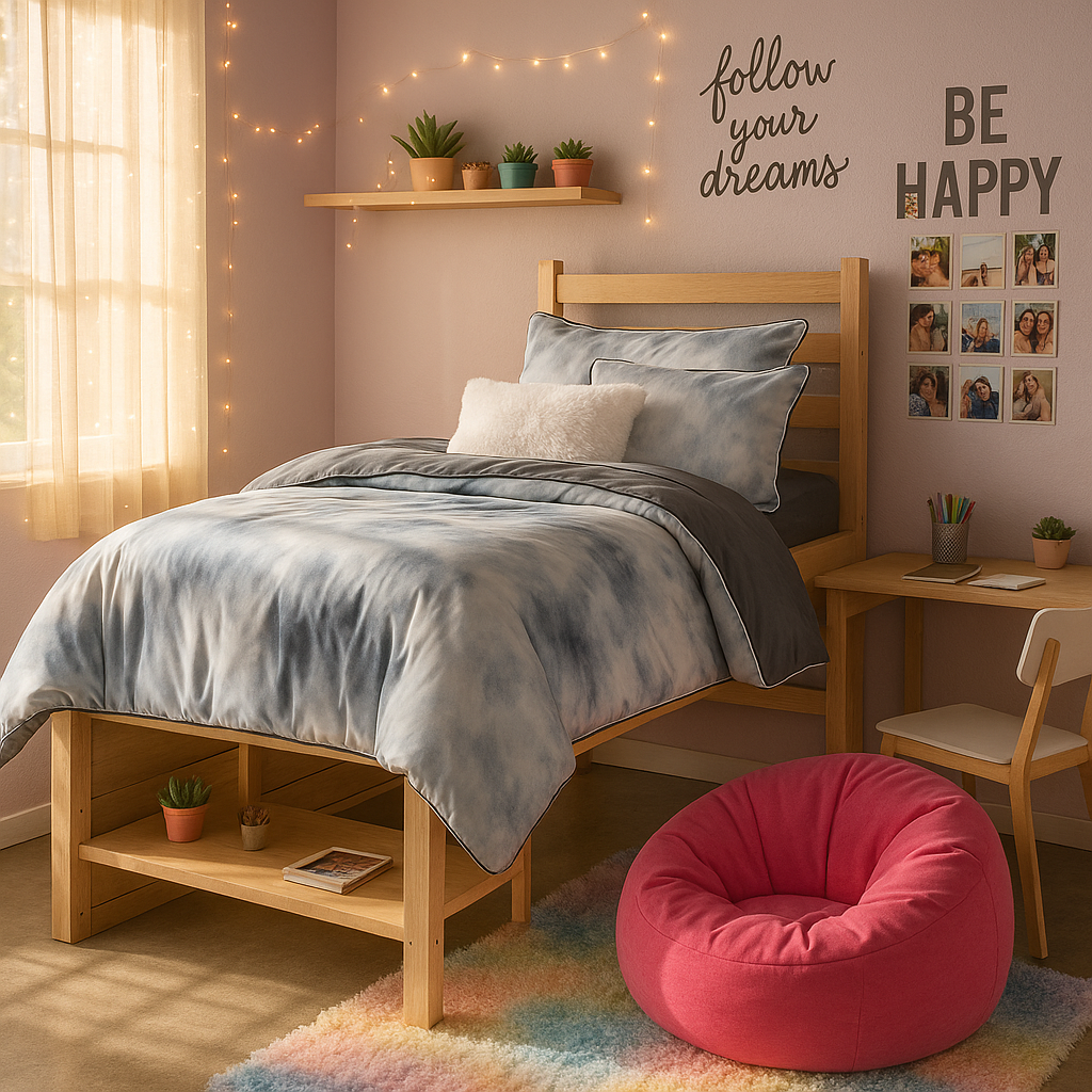 Cassiopeia Watercolor Tie Dye Comforter Set